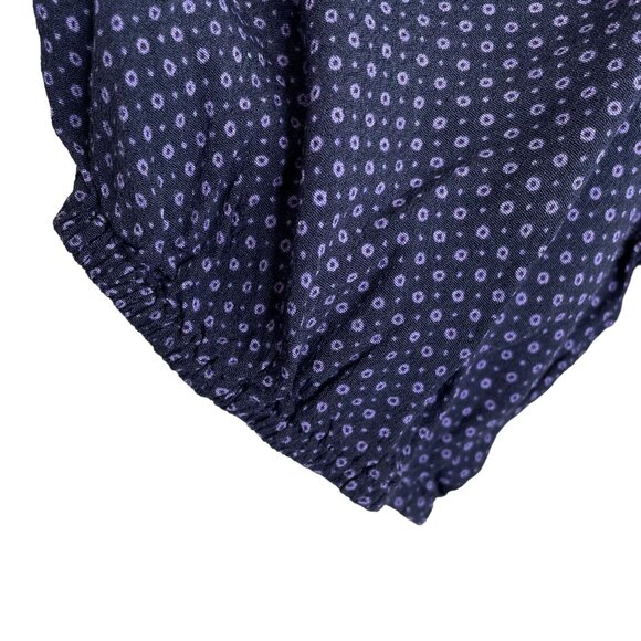 Urban Outfitters Navy Ditsy Floral Scoop Neck Dress, M - Picture 6 of 8